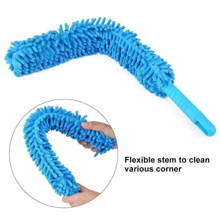Microfiber Fan Duster Long Handle Ceiling & Office Cleaning Brush